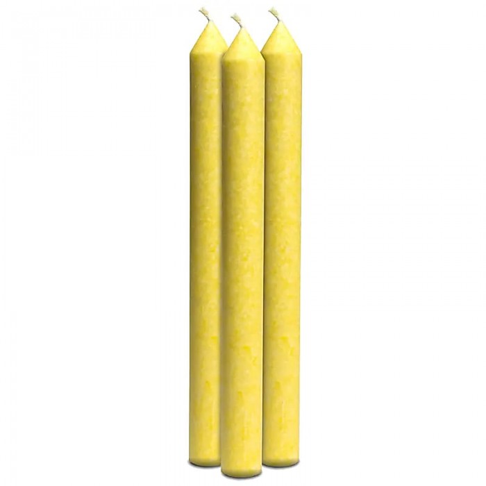 Κερί Σπαρματσέτο Κίτρινο (αρωματικό) 3ο Τσάκρα Κεριά Σπαρματσέτα